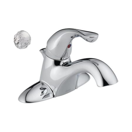 B & K B & K 521-PPU-ECO-DST Single Handle Lavatory Faucet Chrome 4559043